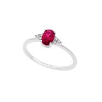 Ringe Comete Dame Storia Di Luce in Gold Rubino 0.06 Ct ANB 2653 - ANB 2653